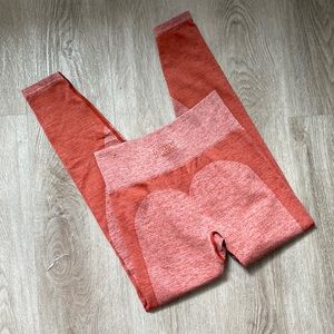 Pink Victoria’s Secret seamless leggings